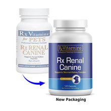 Load image into Gallery viewer, Rx Vitamins RxRenal Canine (120 caps/bottle)
