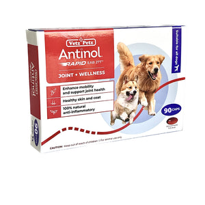 Antinol® RAPID Joint Supplement for Dogs (90 Softgels)