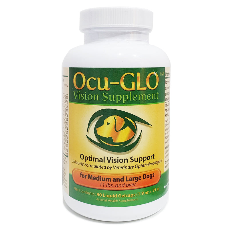 Ocu-Glo Eye Supplement for Medium to Large Dogs >5kg (90 caps/bottle)