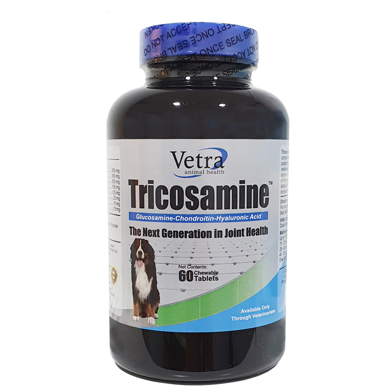 Vetra Tricosamine Joint Supplement for Dogs (60 tabs/bottle)